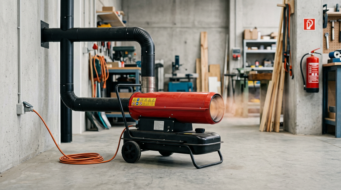 Illustration for blog section about: Mazotlu Isıtıcıyı Güvenli Şekilde Kullanmak İçin 7 Önemli Kural