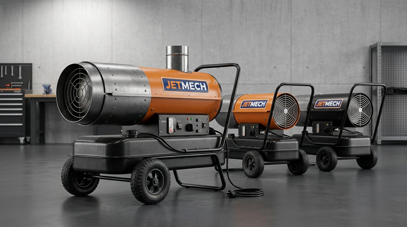 Mazotlu ısıtıcı ürünlerinin üstünde Jetmech logosu olsun