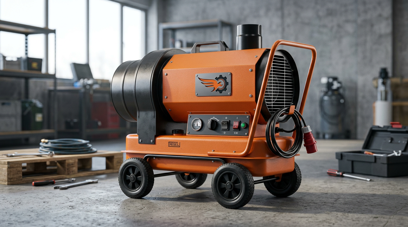 Mazotlu Isıtıcı ürününde Jetmech logosu olsun